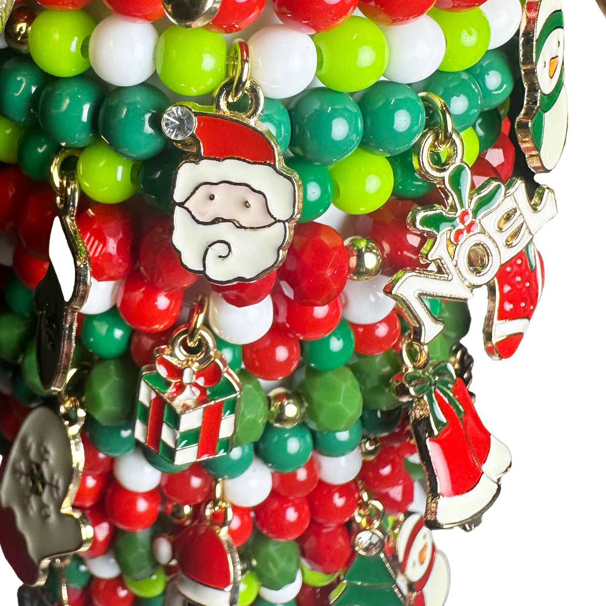 Holiday Fun Stretch Charm Bracelet Stack