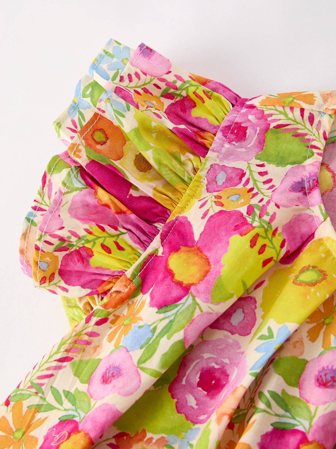 (ETA 3/14/26) Summer Fun: Colorful Floral Yellow Dress