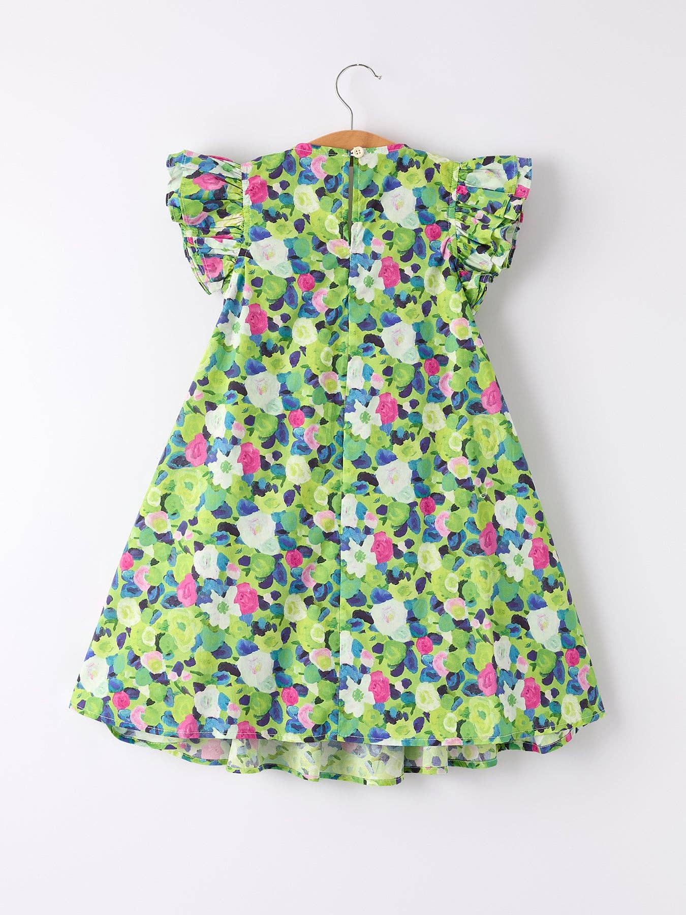 (ETA 3/14/26)Summer Fun: Colorful Floral Light Green Dress