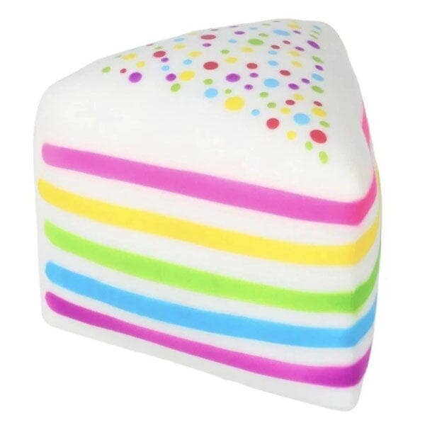 (ETA 11/16/26) RMS® SmushMart™ Giant Rainbow Cake Slice Squishy 1pc