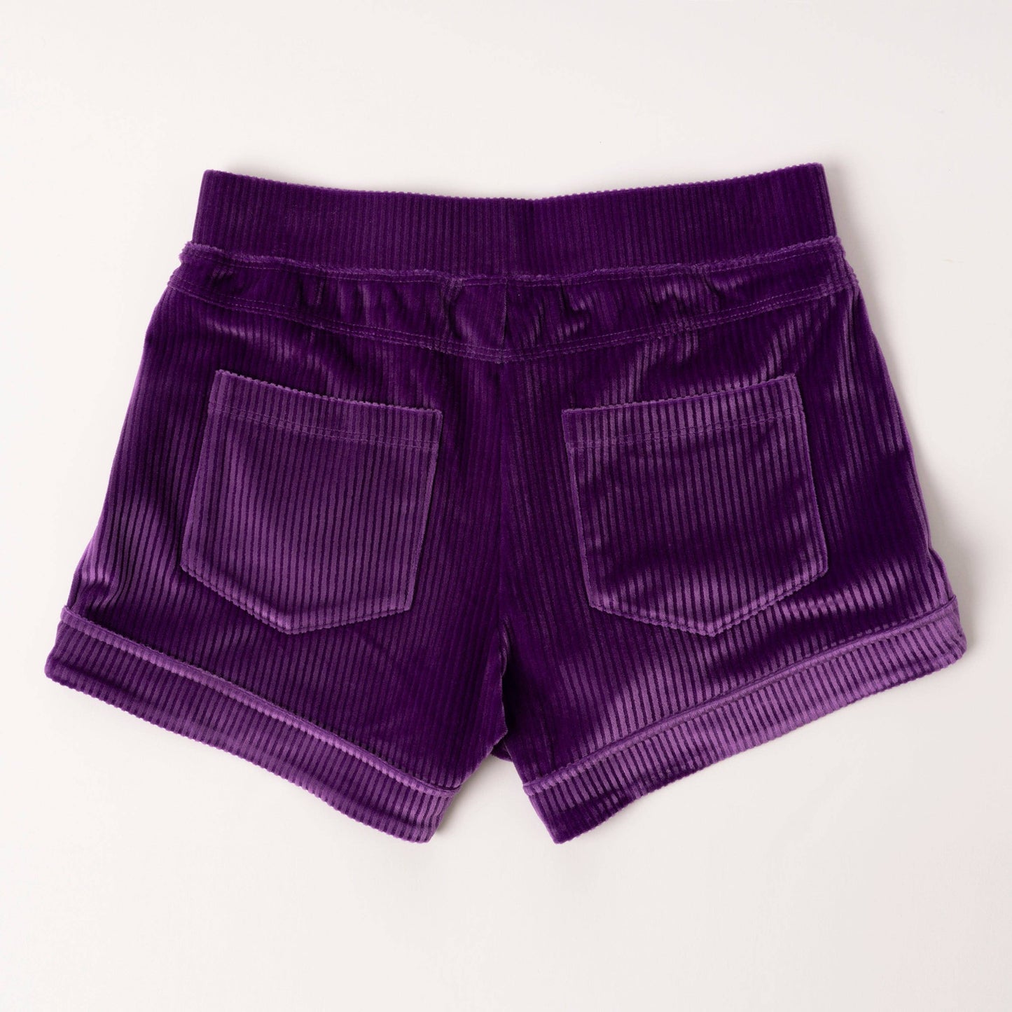 Ribbed Velour Short