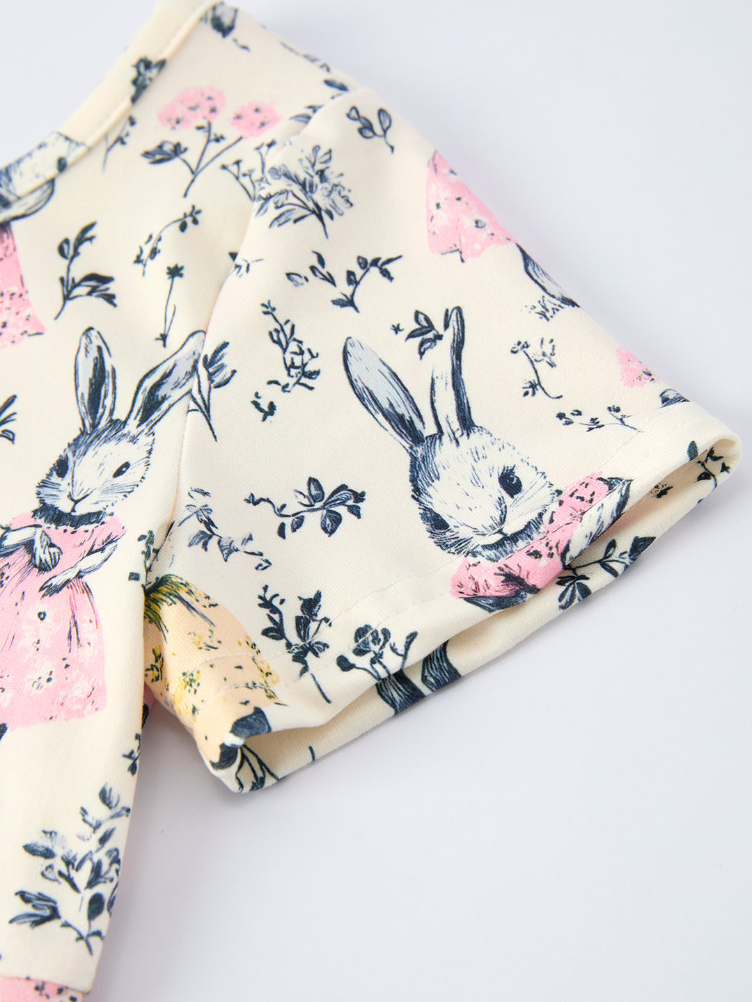 Easter Vintage Bunny Girls Twirl Dress