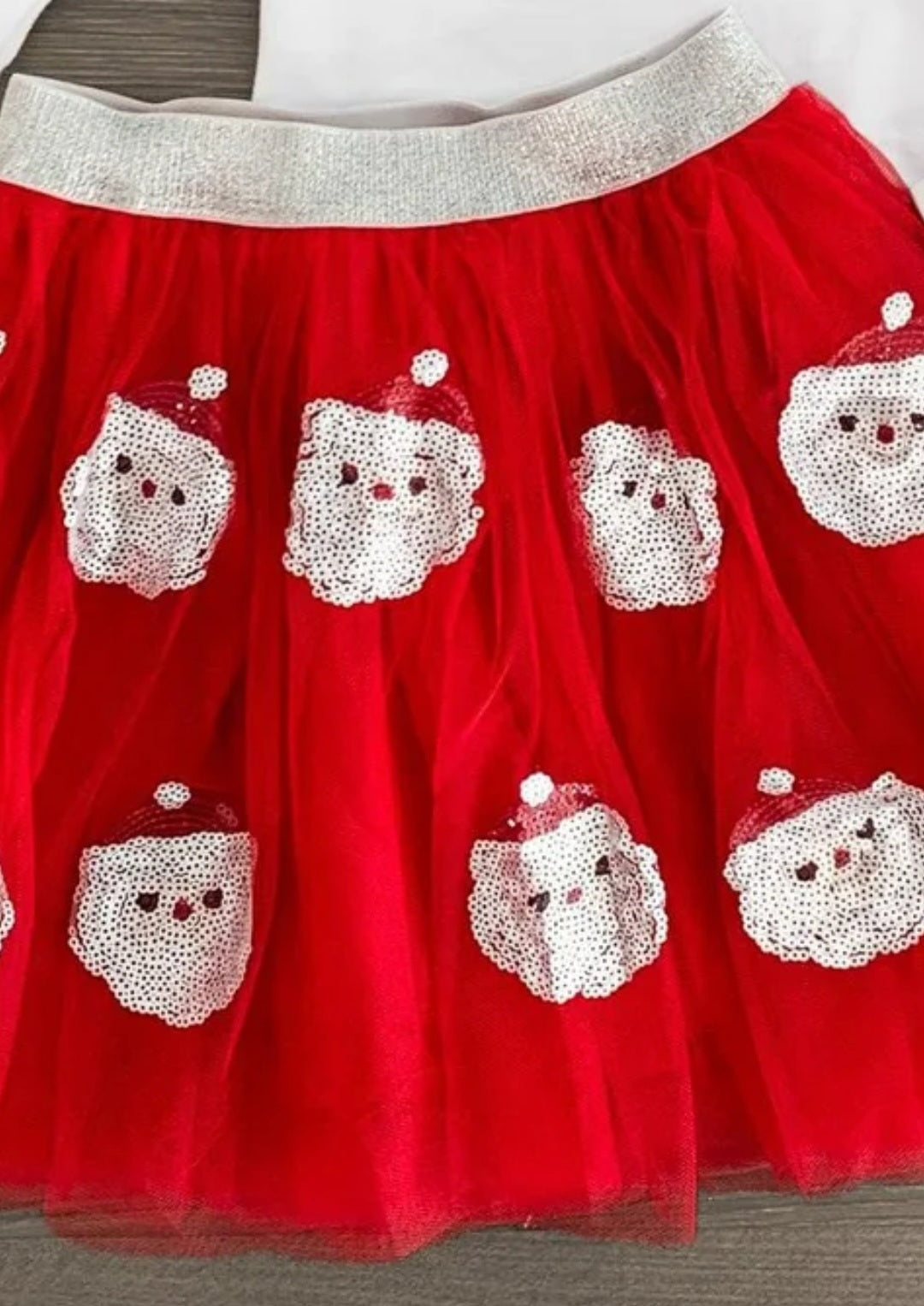 "Dear Santa, Let's Negotiate" Tutu Skirt Set