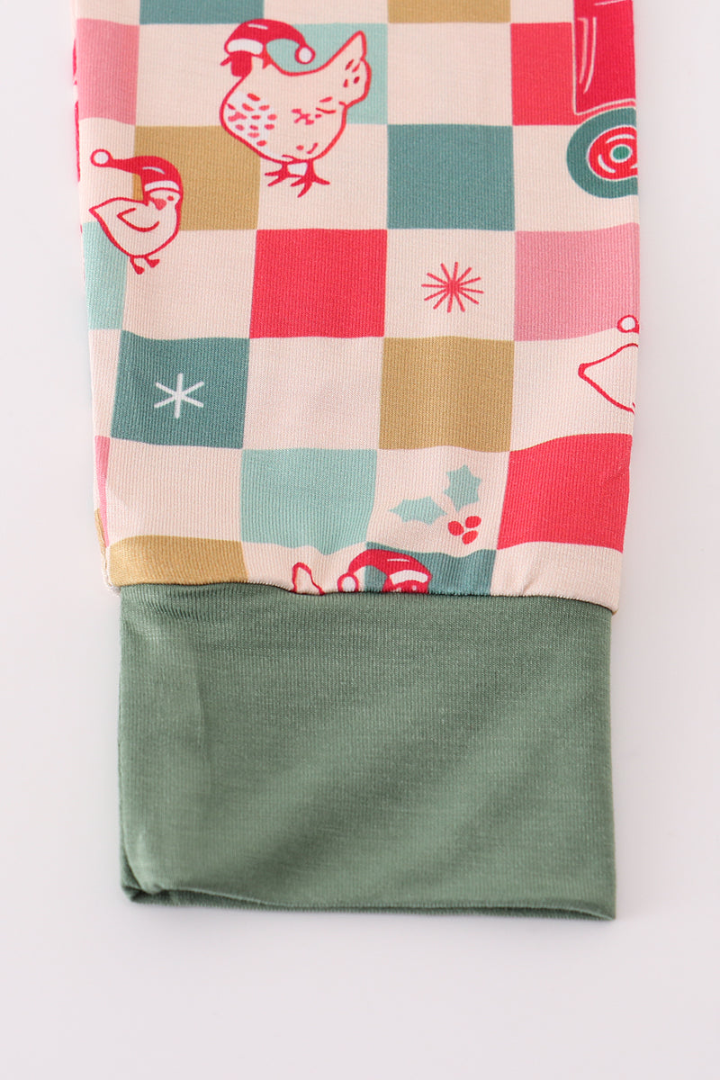 Abby & Evie
Checkered bamboo 2pc pajamas set