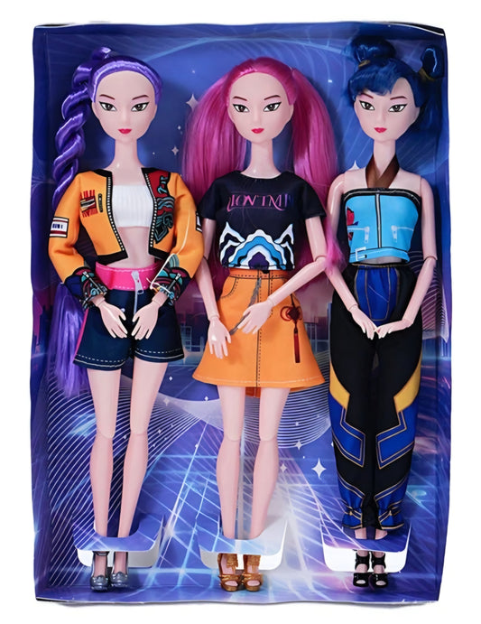 (ETA 3/21/26) Set of 3 K-Pop Dolls