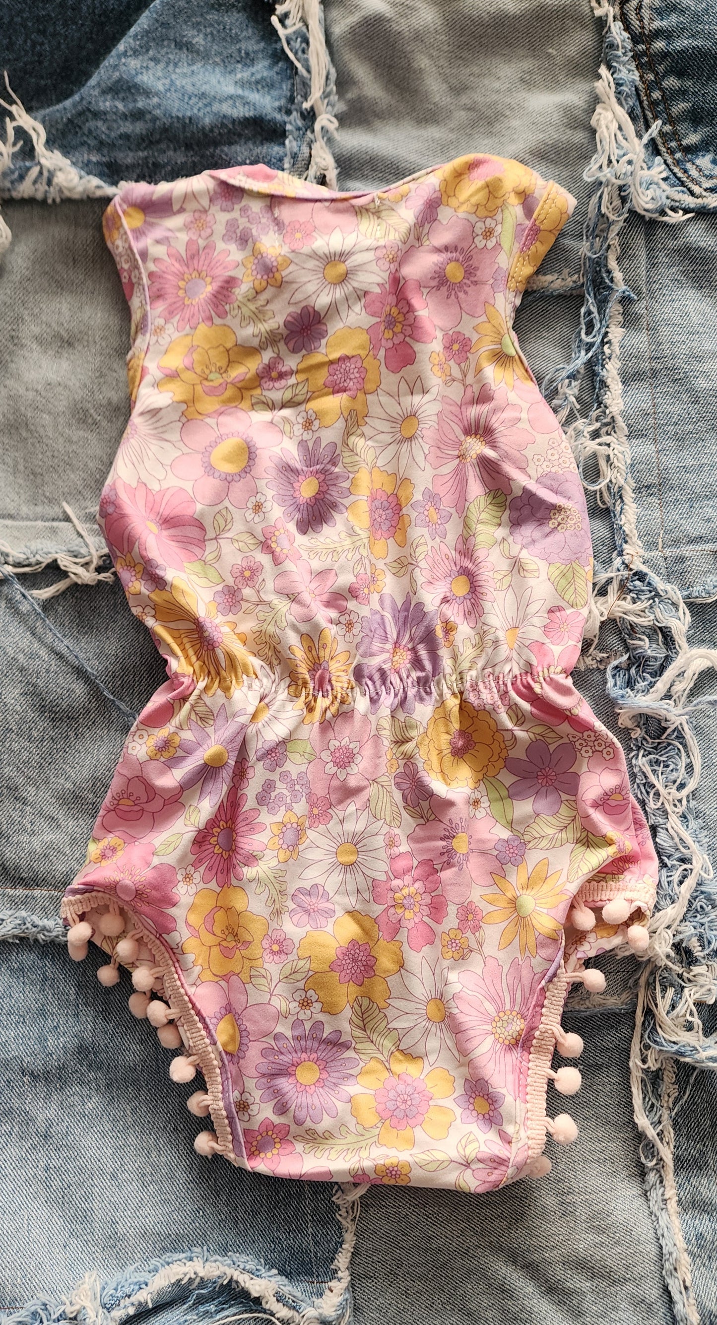Sunshine Pom Pom Romper