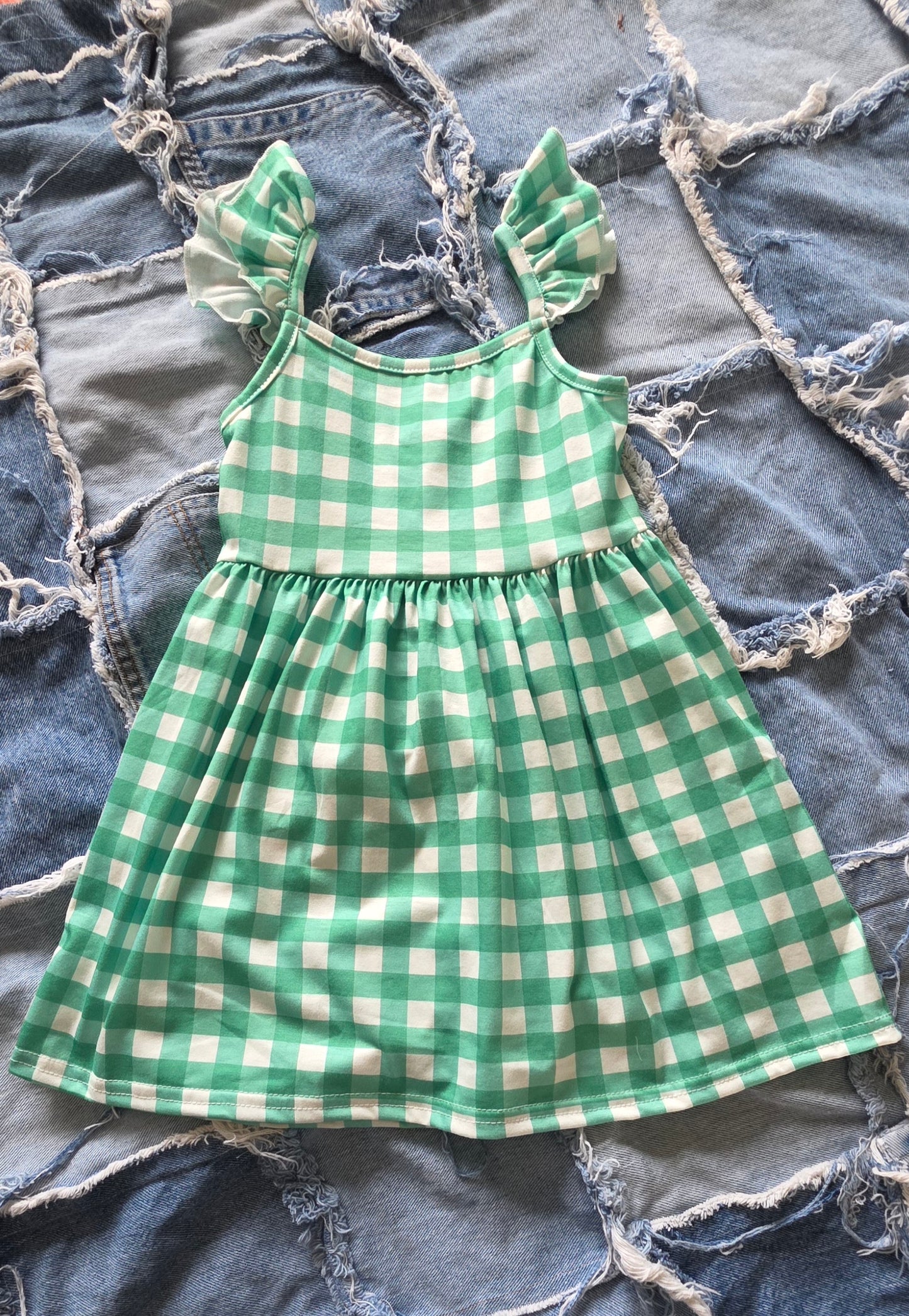 Summer Girls Classic Plaid Dress