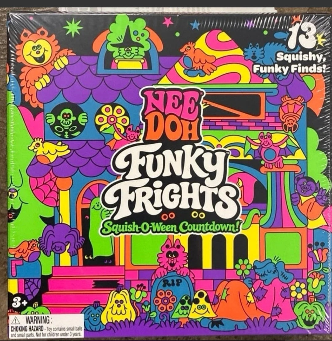 (ETA 8/12/26) Schylling Needohween Funky Frights Squish-O-Ween Countdown Set