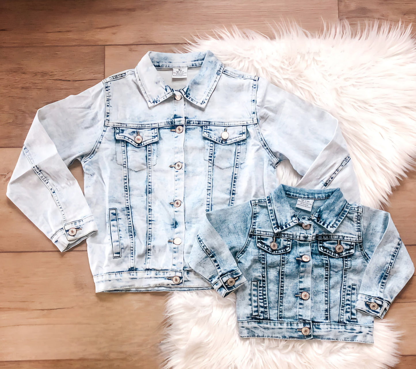 Acid Washed Denim Jacket