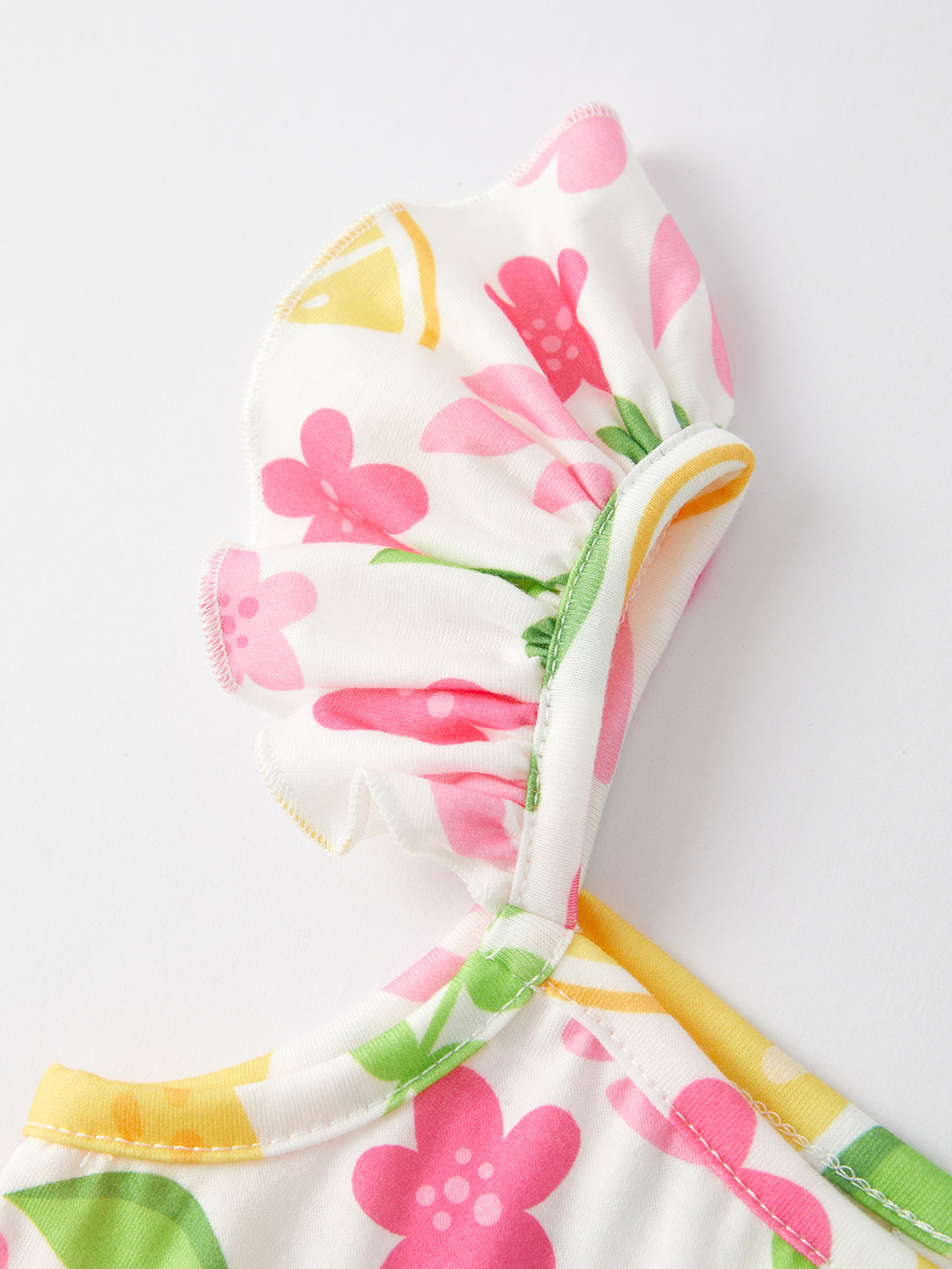 Lemon Floral Dress