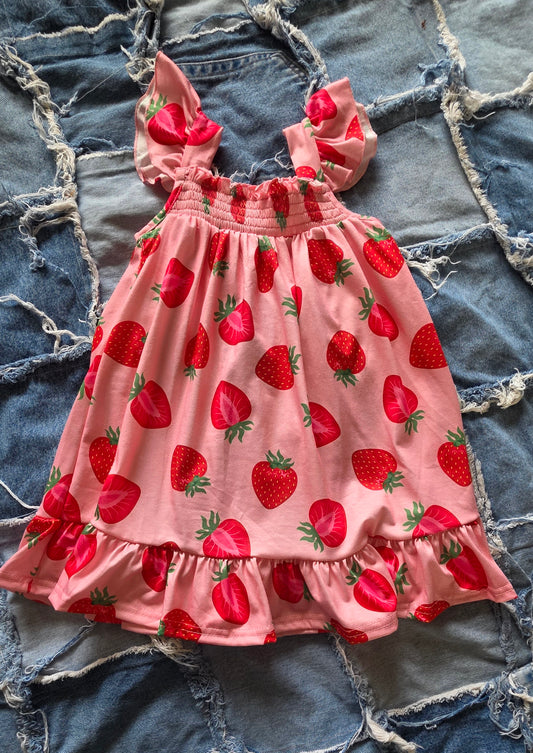 Summer Girls Strawberry Dress