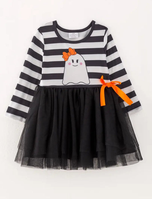 Halloween Tutu Skirt Long Sleeve Dress
