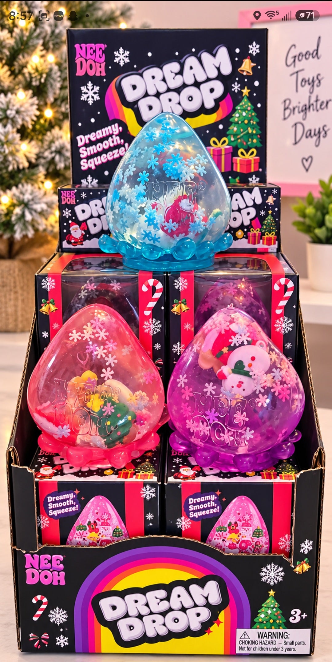 Christmas Drop Squishy
