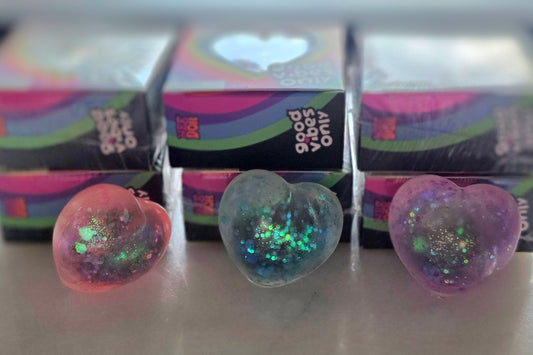 Good Vibes Heart Squishy Assorted Colors