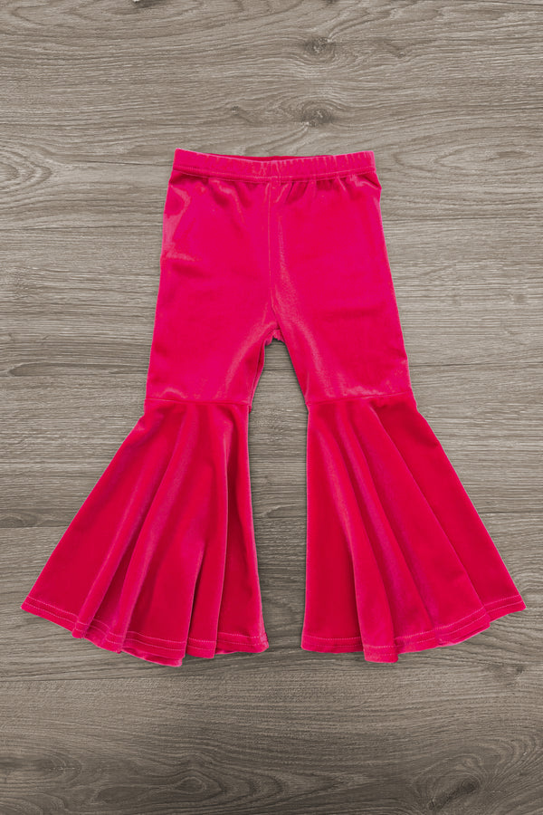 "Sweet" Knit Sweater Pink Bell Bottom Set