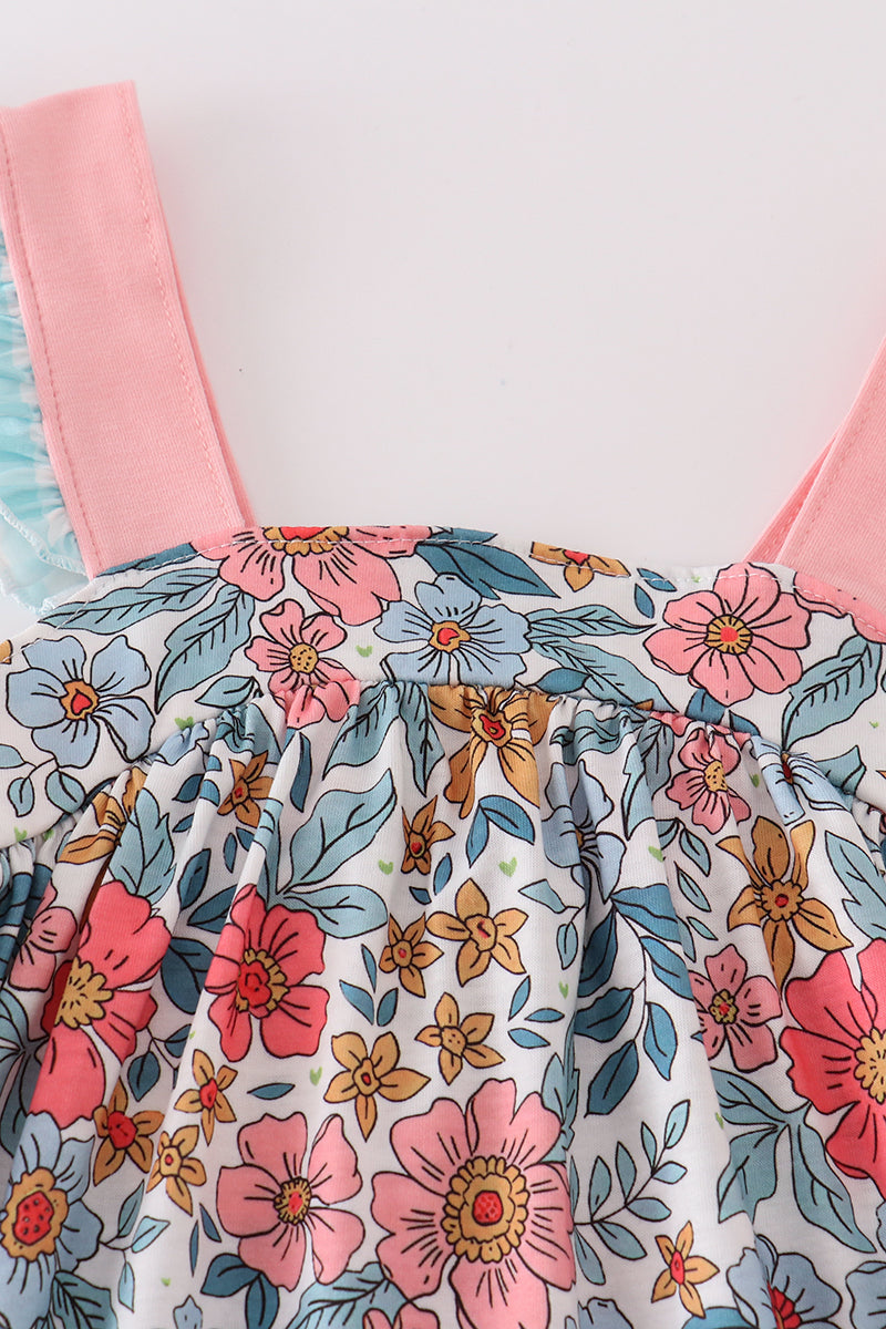 Abby & Evie
Garden blossom print girl dress