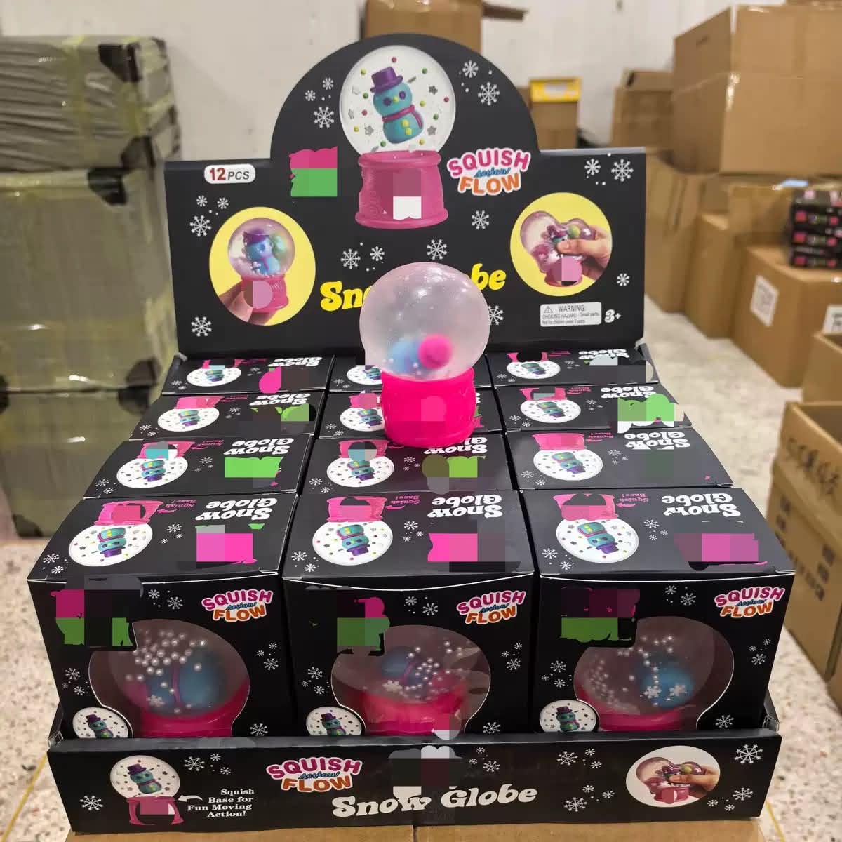 Snowglobe Light Up Squishy