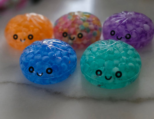 Hard Plastic Dumpling Toy/ Decor Assorted Colors