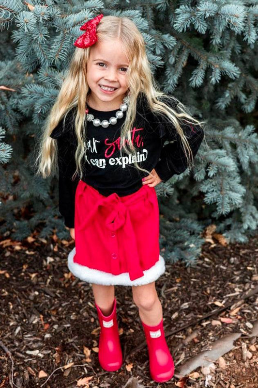 "Dear Santa, I Can Explain" Girl Set