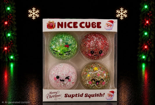 Mini dumpling Holiday 4pk Orbie Squishy