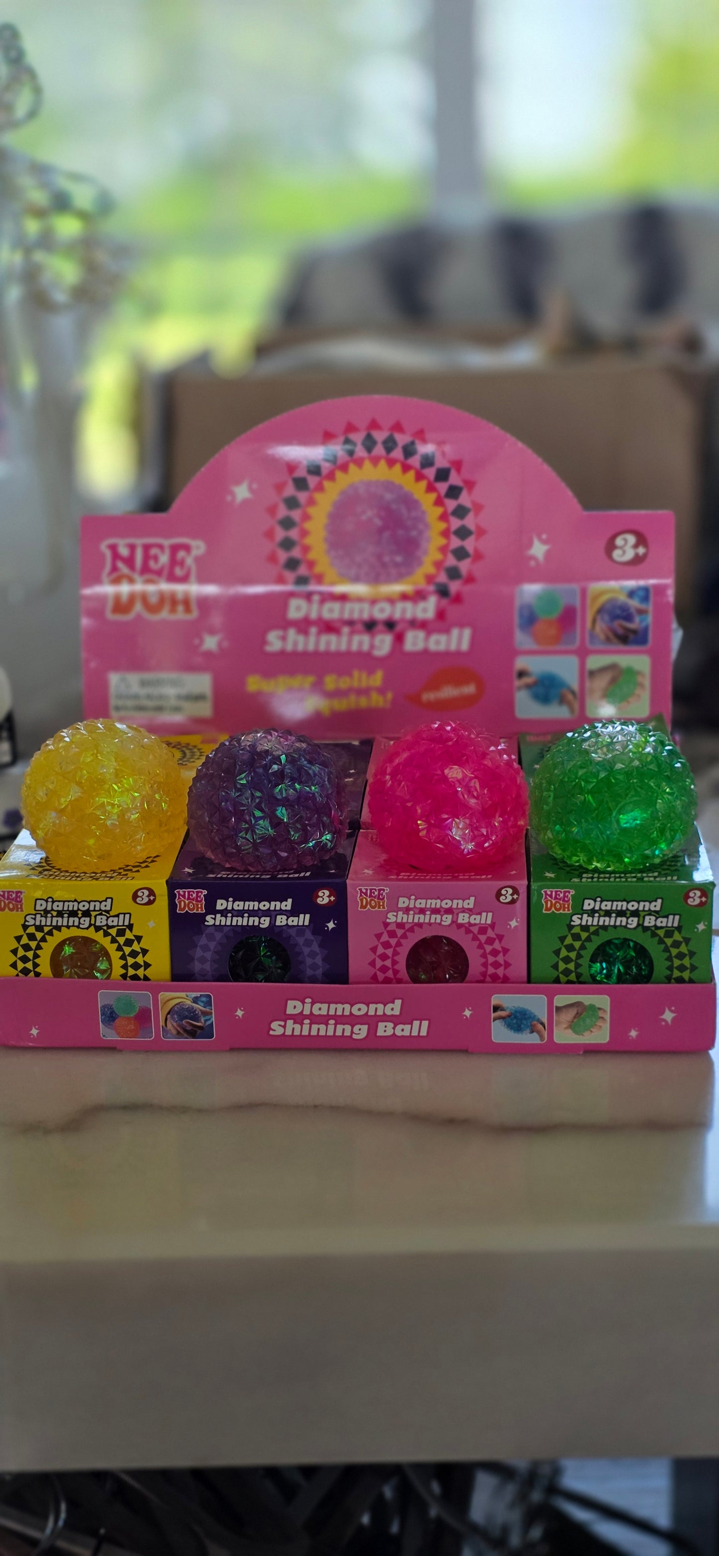 Diamond Shining Ball Squishy Assorted Colors