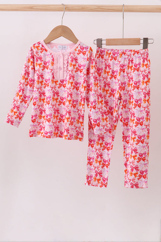 Abby & Evie Premium
Premium berry blossom bows bamboo pants set
