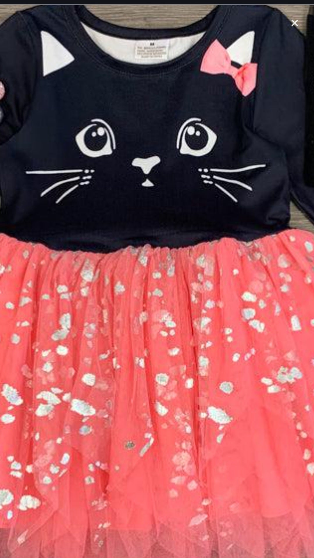 Black Cat Tutu Dress