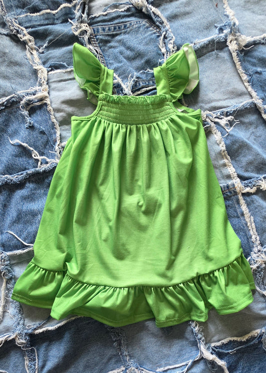 Summer Girls Watermelon Green Dress
