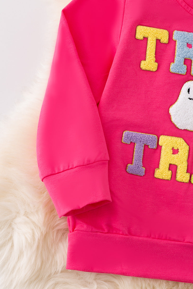 Trick or Treat Applique Sweatshirt