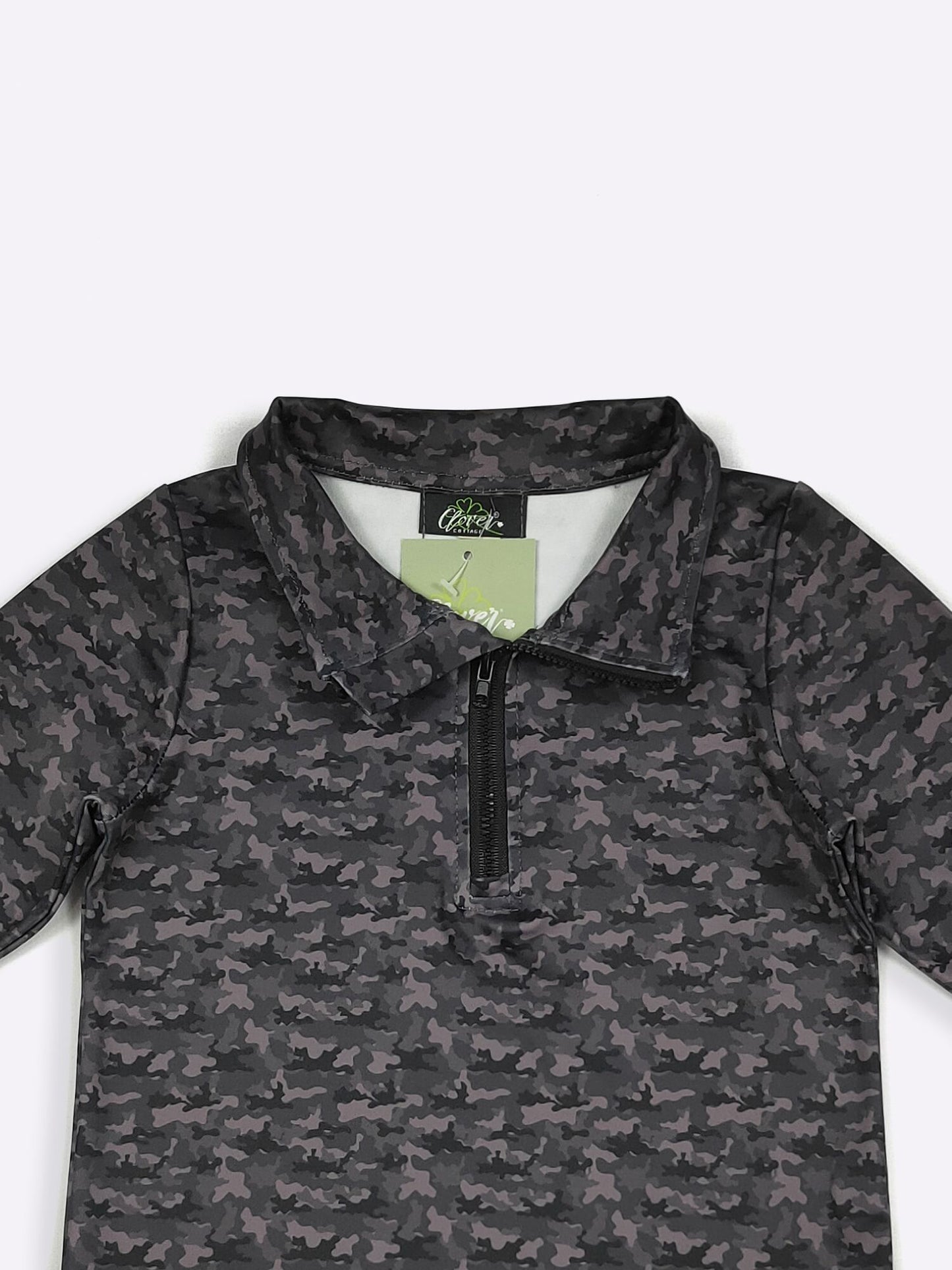 Midnight Camo Boy Quarter Zip