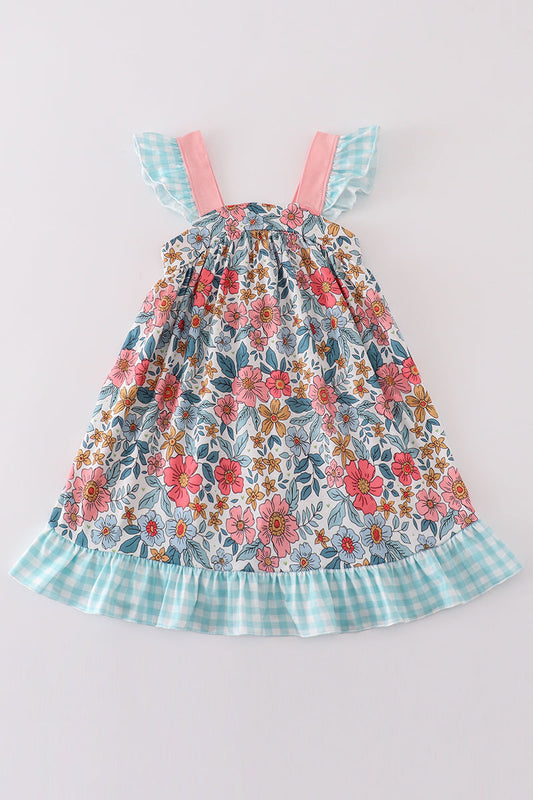 Abby & Evie
Garden blossom print girl dress