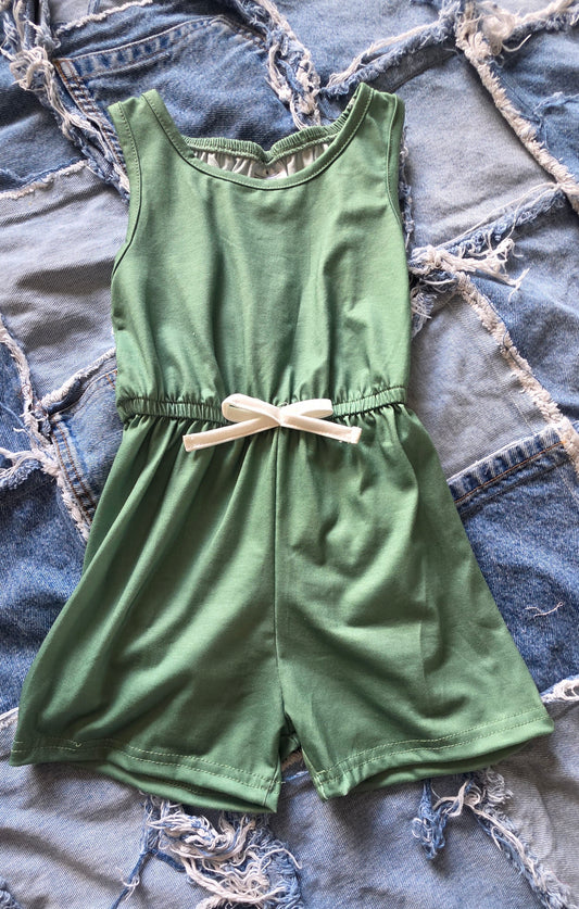 Olive Girls Jumpsuit