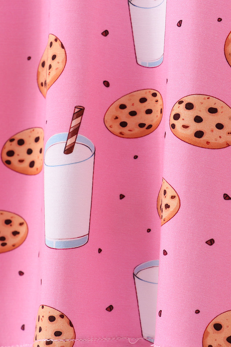 Abby & Evie
Pink milk cookie bamboo pajamas set