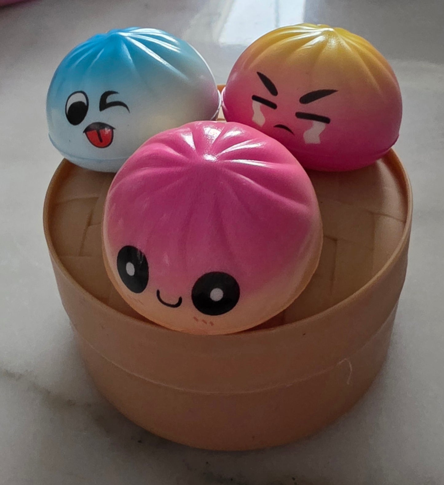 Mini Slow Rise Dumpling (Set of 3) Assorted Colors