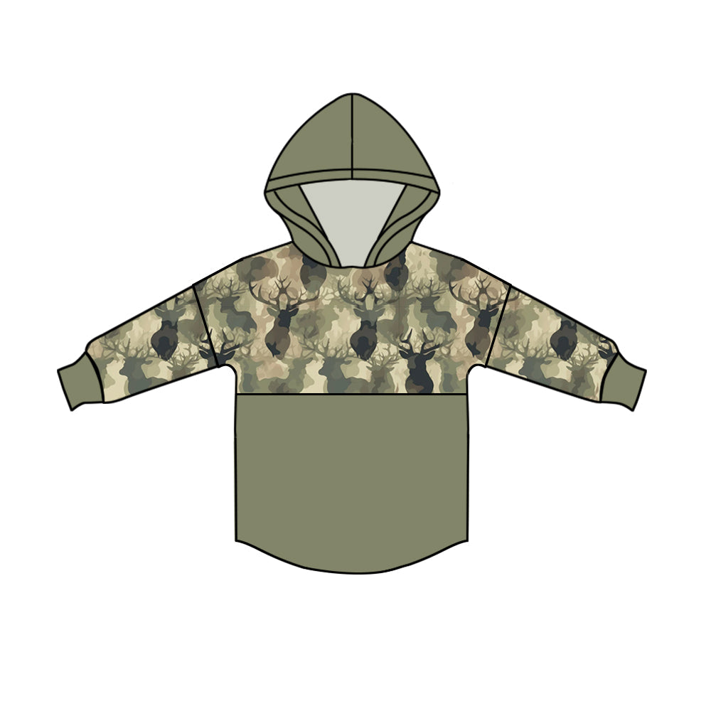 ETA 9/14/26 Olive deer long sleeves boys hoodie