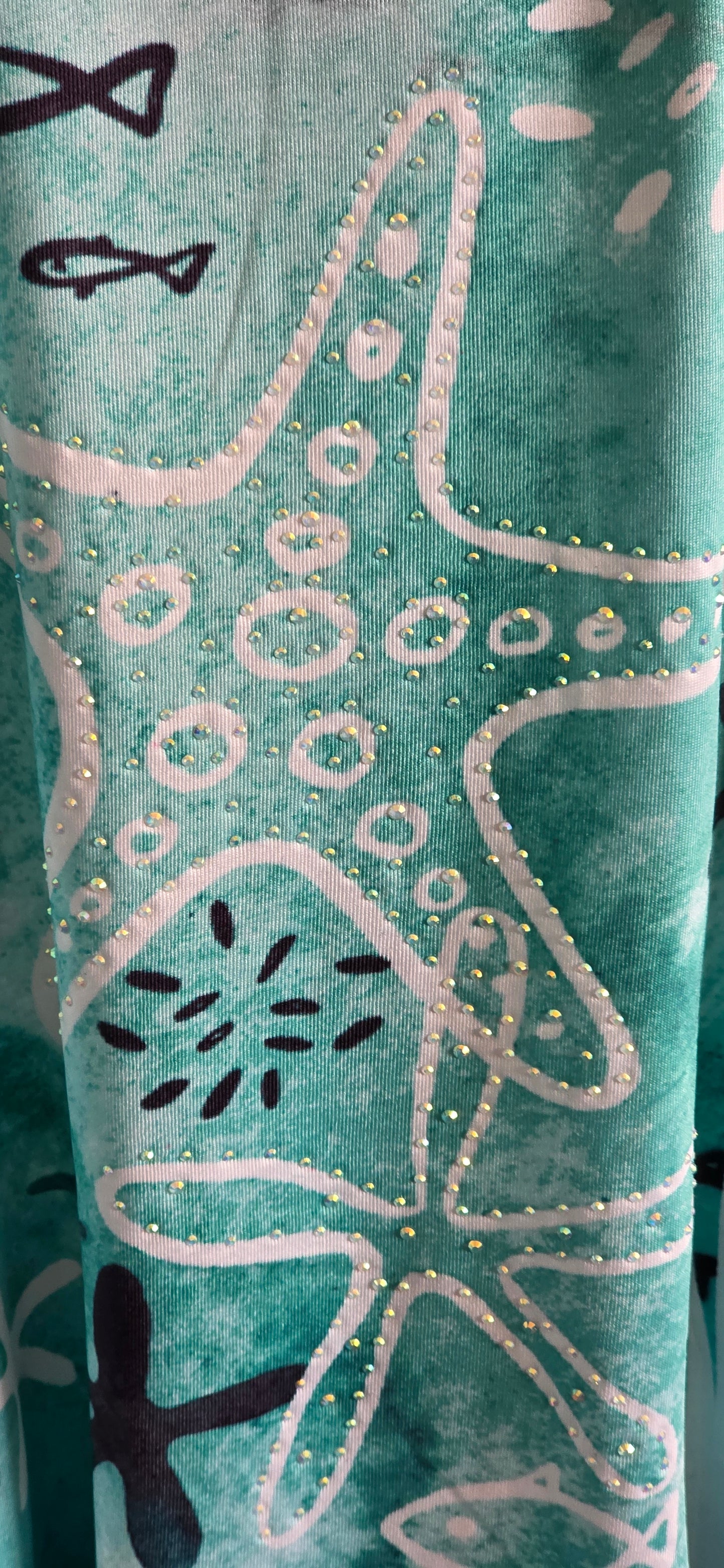 Sea Shells and Star Fish Print Dress