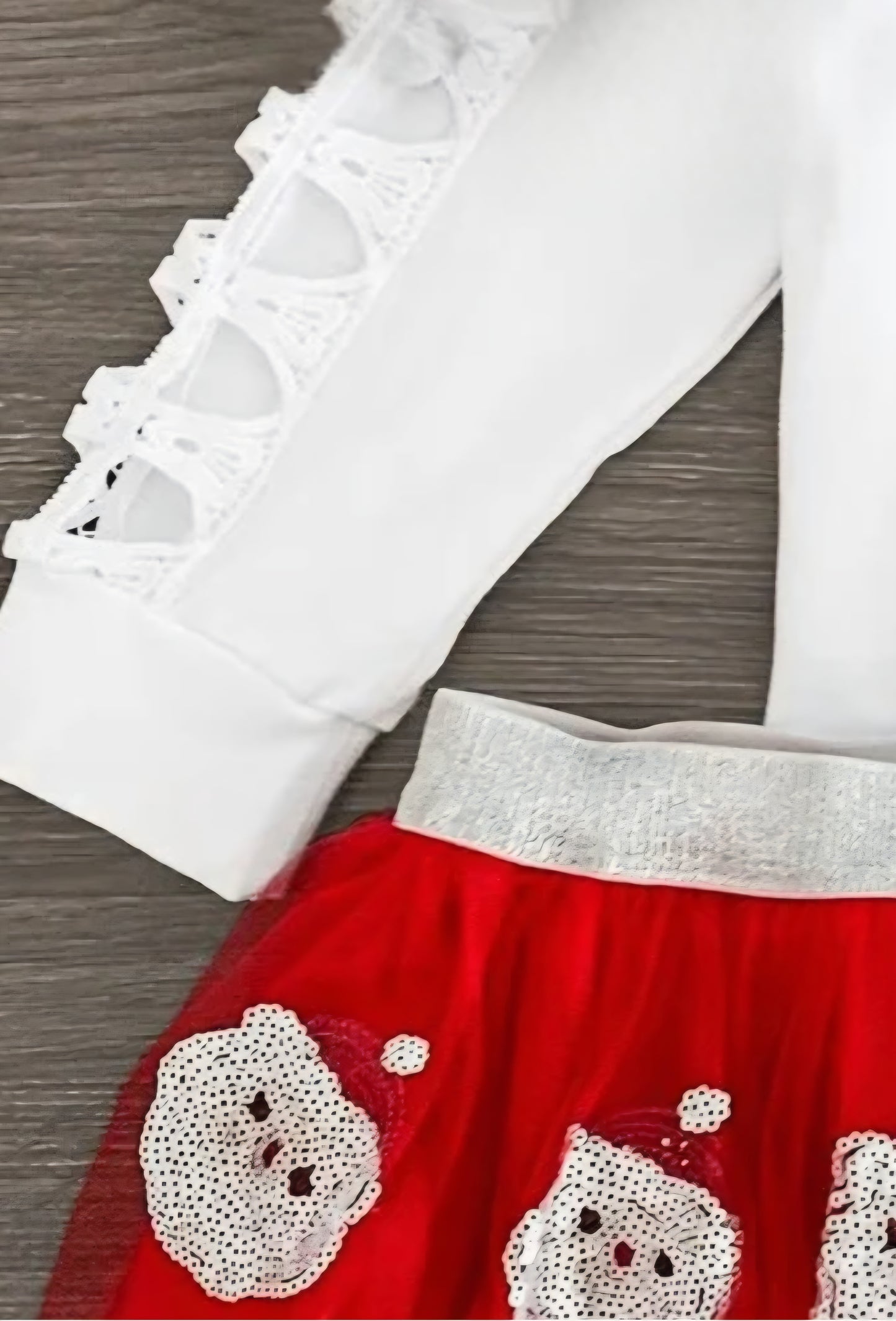 "Dear Santa, Let's Negotiate" Tutu Skirt Set