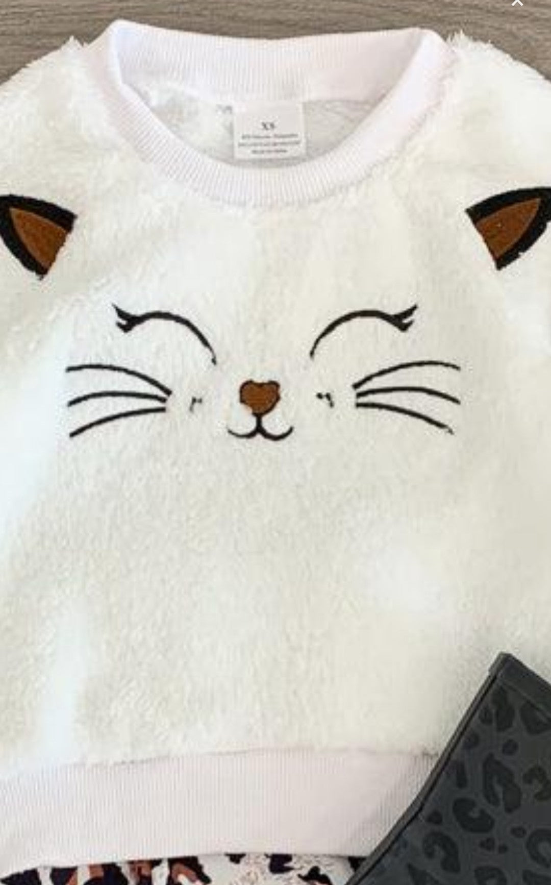 Sherpa Kitty Legging Set
